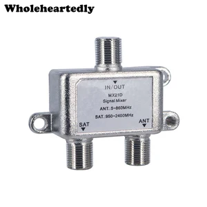 Высококачественный 2-в-1 двухсторонний дуплексный смеситель для ТВ сигналов спутниковый Sat коаксиальный комбайнер кабель сплиттер переключатель