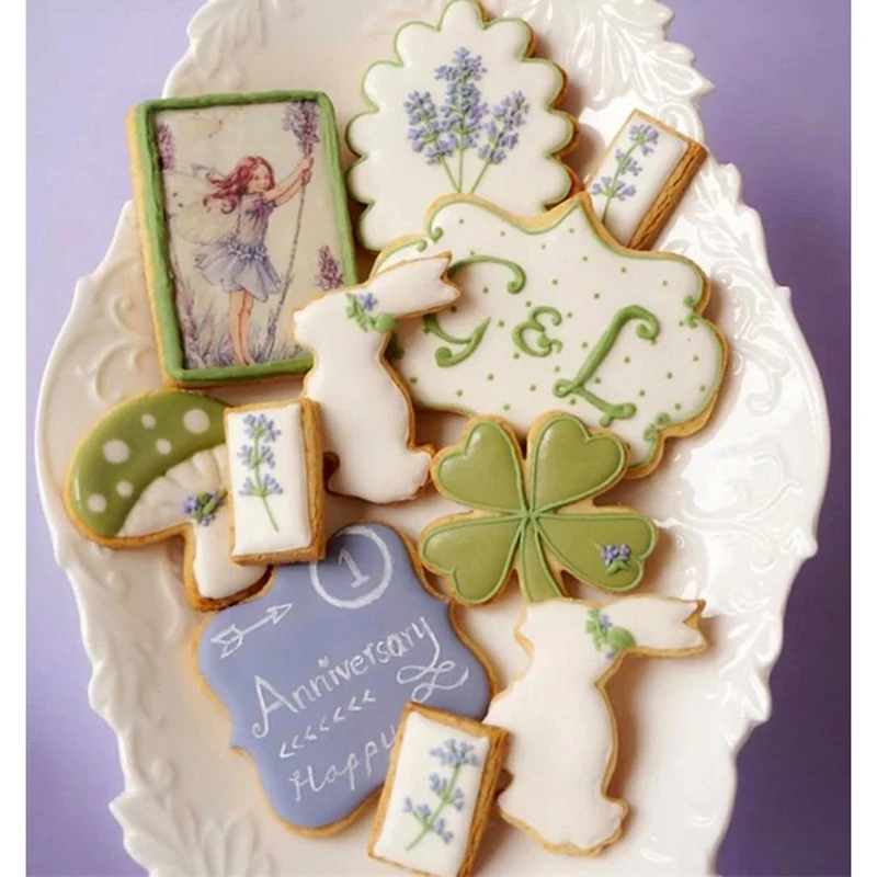 4 шт./лот Европейская Рамка для свадьбы Металлические фрезы печенья инструменты