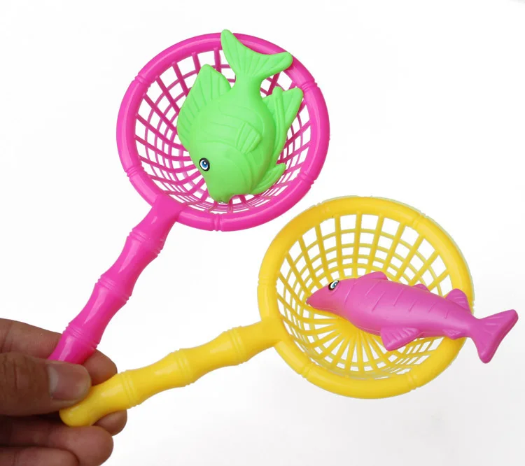 

Children's toys fishing nets plastic net bag net fishing
