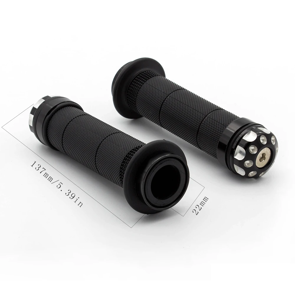 

Hot 22MM 25MM Rubber Motorbike Grip Handlebar Motorcycle Handle Grips Universal For Yamaha Honda Suzuki Kawasaki Aprilia Ducati