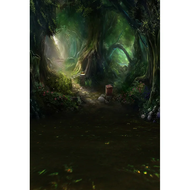 

Wonderland jungle forest Photo Background Photography Backdrops Quality Vinyl