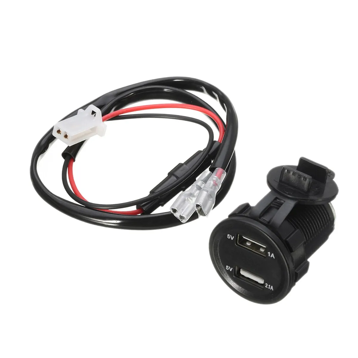 Mofaner 12V 4.2A двойной USB Мотоцикл Зарядное устройство розетка вольтметр светодиодный