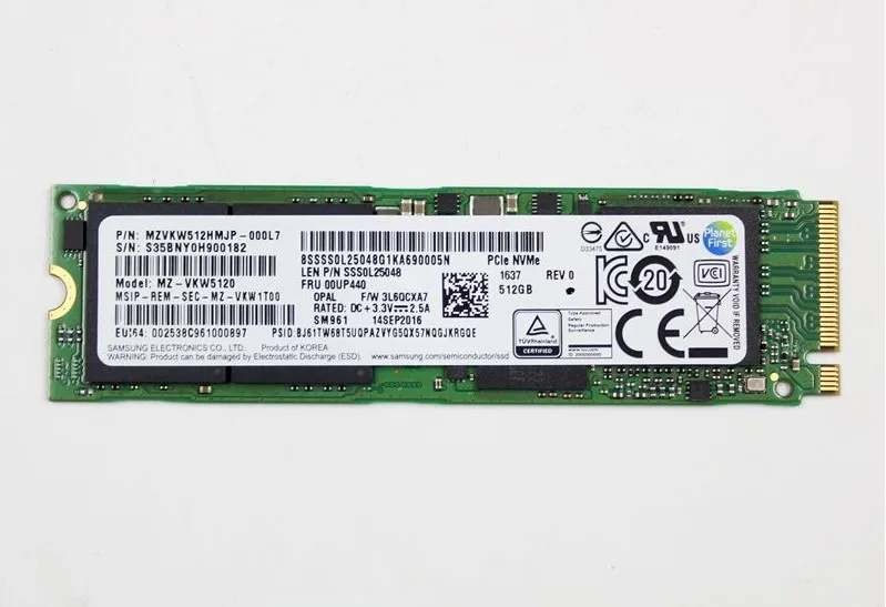 Используется PM961 MZVKW512HMJP MZ VKW5120 512 ГБ 2280 M.2 PCIe X4 NVME SSD|pcie x4|m.2 pciem.2 pcie x4 |