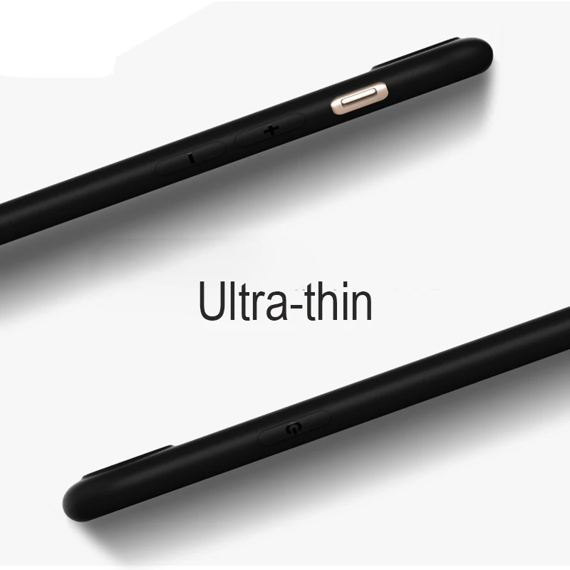 Мягкий матовый чехол из ТПУ для iphone 7 6S Plus 0 6 мм 50 шт./лот ультратонкий гелевый