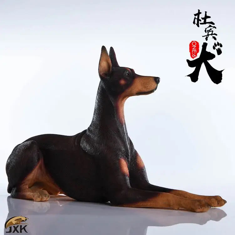 1/6 масштаб модель животного JxK004 Doberman Pinschers игрушки модельки животных подарок для 12 дюймов фигурка сцены Acces коллекция