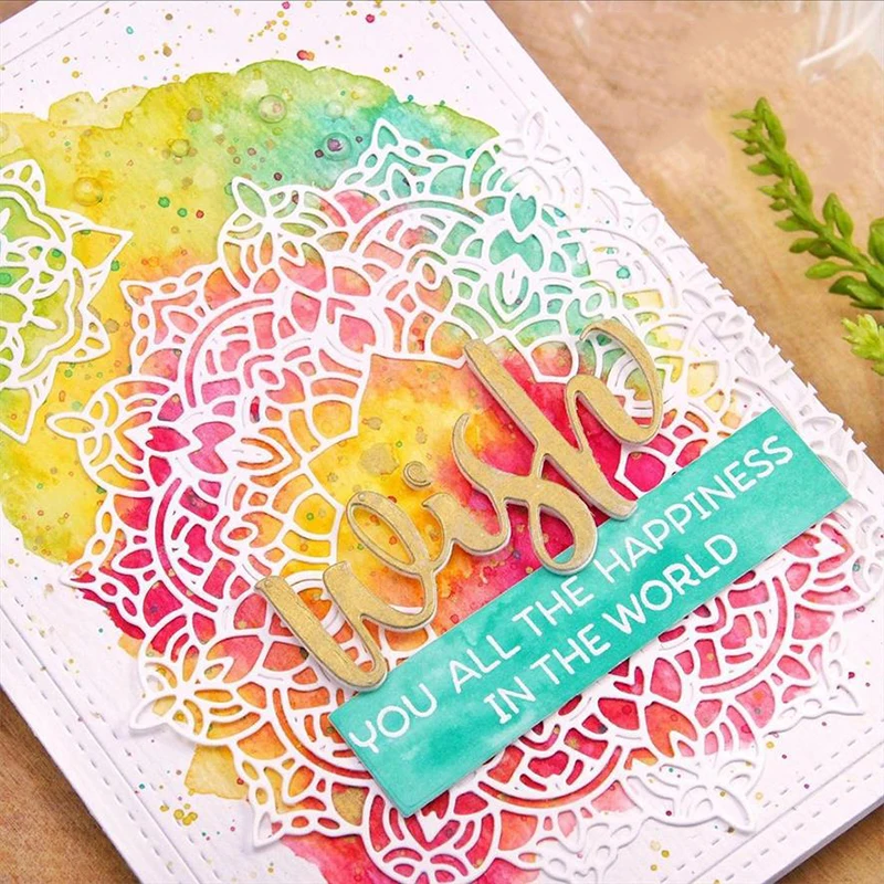 Rosemary штампы You Gods металлические и для скрапбукинга практика Hands on DIY альбом декор