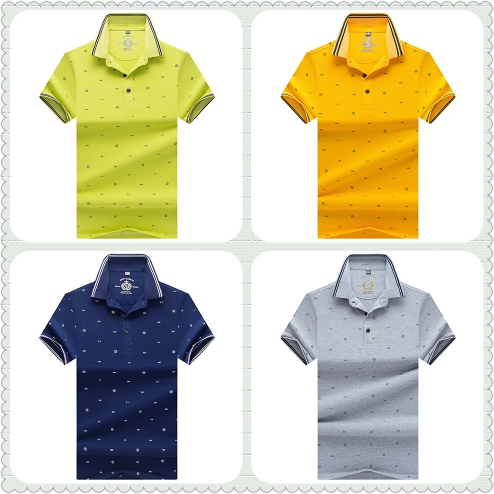 Hollitiger печатные camisa polo masculina Забавный символ хлопок короткий рукав Camisas поло