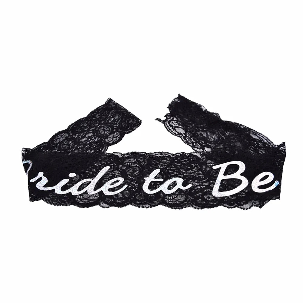Девушки Девичник душ нарядное курица вечерние с надписью &quotBride to Be&quot кружевные