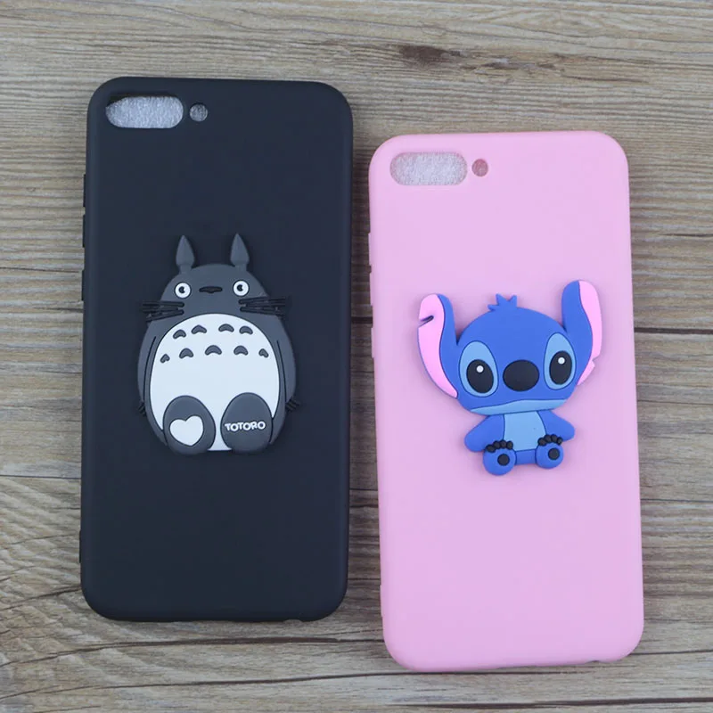Cute Cartoon Minnie Case for Huawei Honor 7A No Fingerprint Hole 5.7&quot Cases Stitch Hello Kitty Mickey Cat Soft TPU Phone Cover |