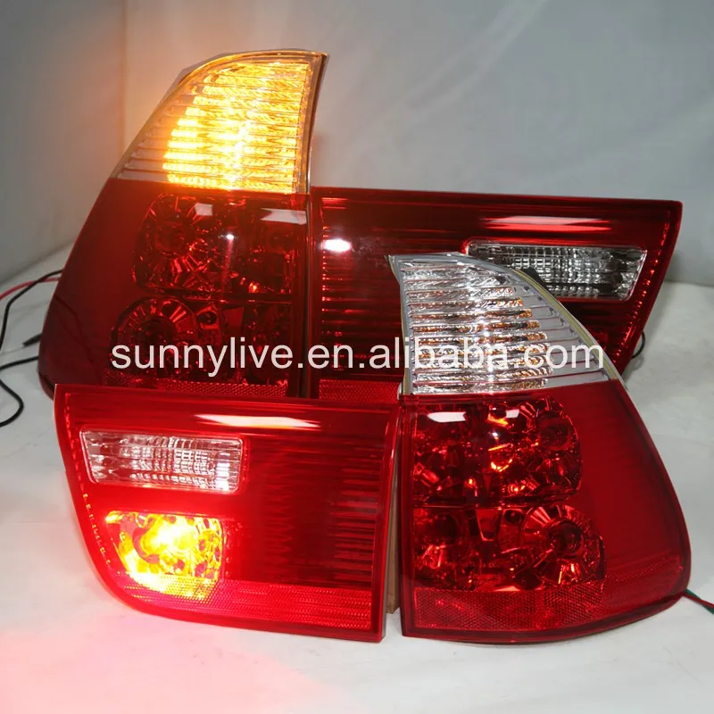 X5 E53 хвост светильник задний фонарь для BMW красный белый Цвет 2000 2006 год|Фара авто в