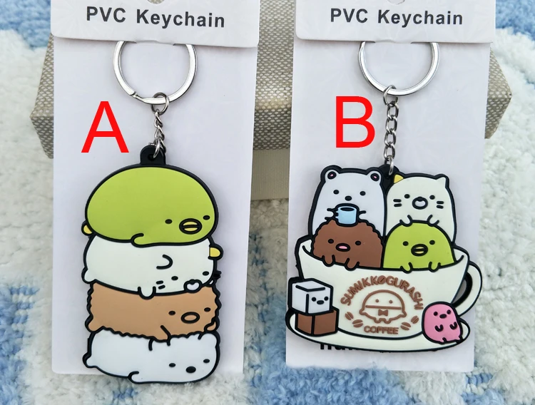 IVYYE 1 шт. Sumikko gurashi ролевой аниме-брелок для ключей пвх рисунок брелок милые игрушки брелок для ключей подарки унисекс новинка