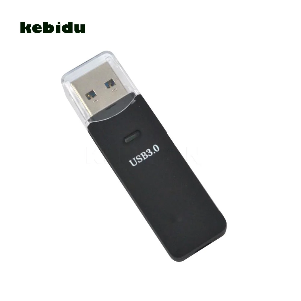 Kebidu новейший 5 Гбит/с мини USB 3 0 Micro SD SDXC кардридер TF адаптер один слот черный|card stock