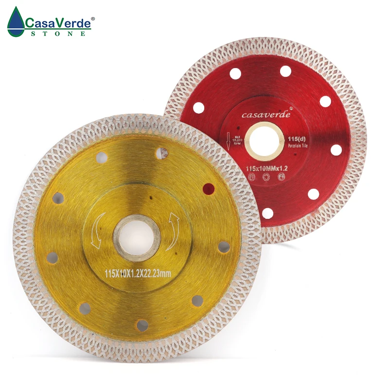 Free shipping DC-SXSB02 4.5 inch super thin diamond ceramic saw blade 115mm for cutting porcelain tile