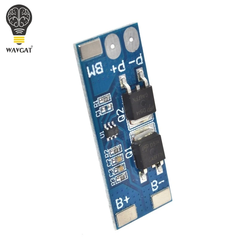 Защитная плата литиевой батареи 2 серии 7 4 В 8 А рабочий ток 15 ограничение по