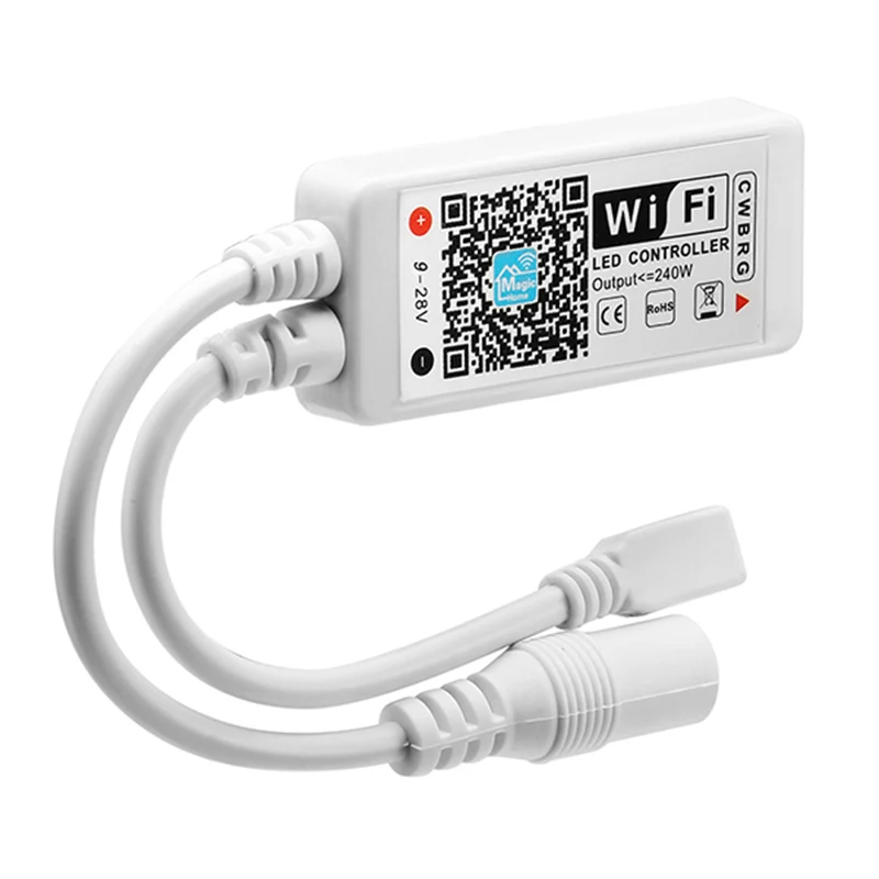 ARILUX AL-LC11 Smart Light control ler Mini DC9-28V светодиодный wifi APP control ler+ RF пульт дистанционного управления для RGBW+ WW светодиодные ленты
