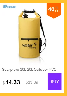 Goexplore ore водонепроницаемая сумка 30L Открытый Портативный наплечный рафтинг речной поход сухой Дайвинг мешок ПВХ складной рюкзак для плавания