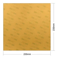 energetic pei ultem1000 sheet 235 x 235mm 3d printer build surface 0 2mm thickness with 3m 468mp adhesive for ender 3 hot bed