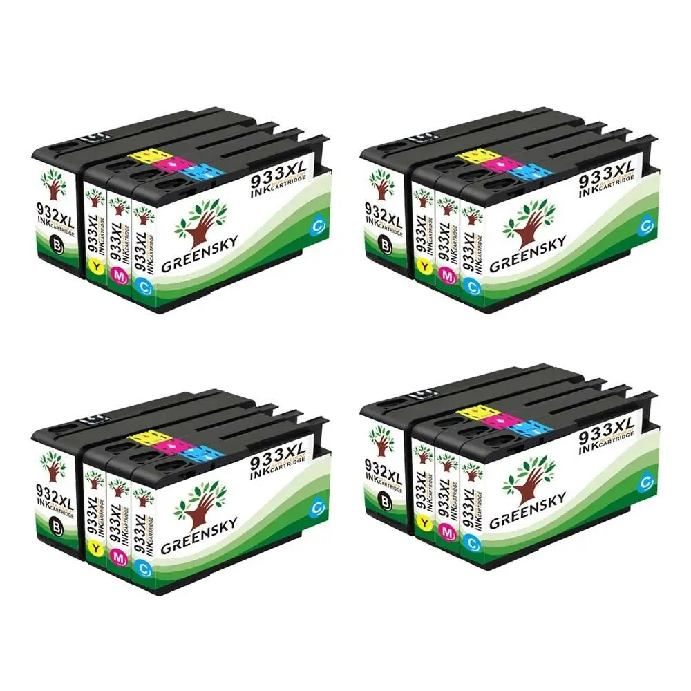 GREENSKY 16 шт./компл. повышенной емкости картридж для hp 932XL 933XL Officejet Pro 6100 6600 6700 7110 7510 7610