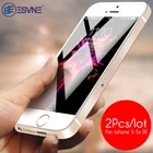 ESVNE (2 шткомплект) 0.26 мм 2.5D защитный Стекло для iphone 5s стекло айфон 5 SE Экран протектор на закаленное Стекло Плёнка защитное стекло на айфон 5s