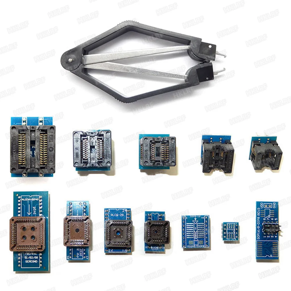 Новейший XGECU программатор TL866II PLUS + 24 адаптера TL866A TL866CS высокоскоростной USB Bios