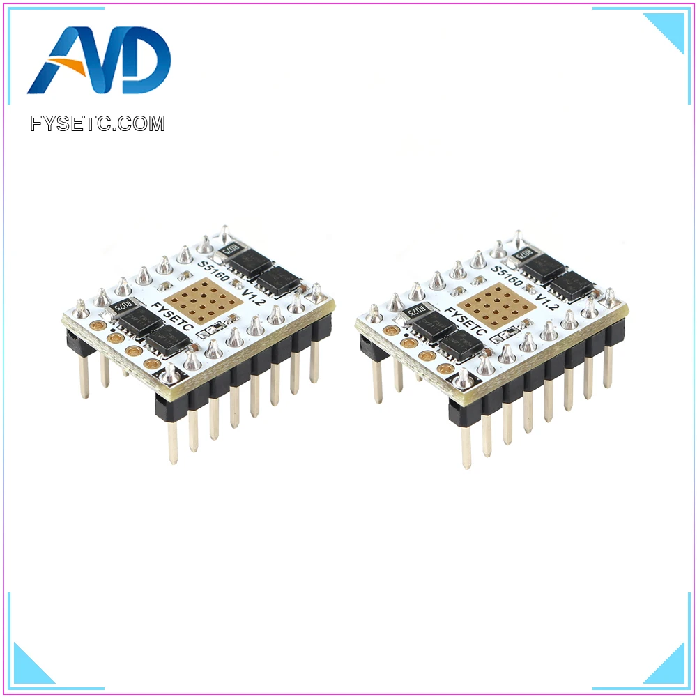 2 шт. TMC5160 V1.2 Драйвер шагового двигателя S5160 SPI бесшумный драйвер StepStick для 57 F6 SKR V1.3