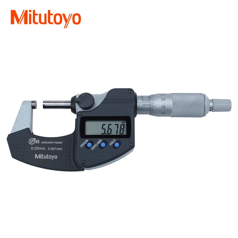 Цифровой микрометр Mitutoyo 0 25/25 50/50 75/75 100 мм/0 001 мм метрический винтовой измеритель 293