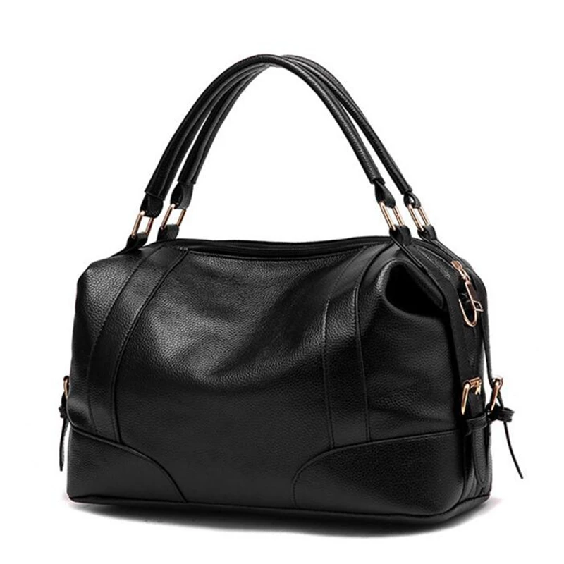Модная брендовая женская сумка на плечо из мягкой кожи винтажная