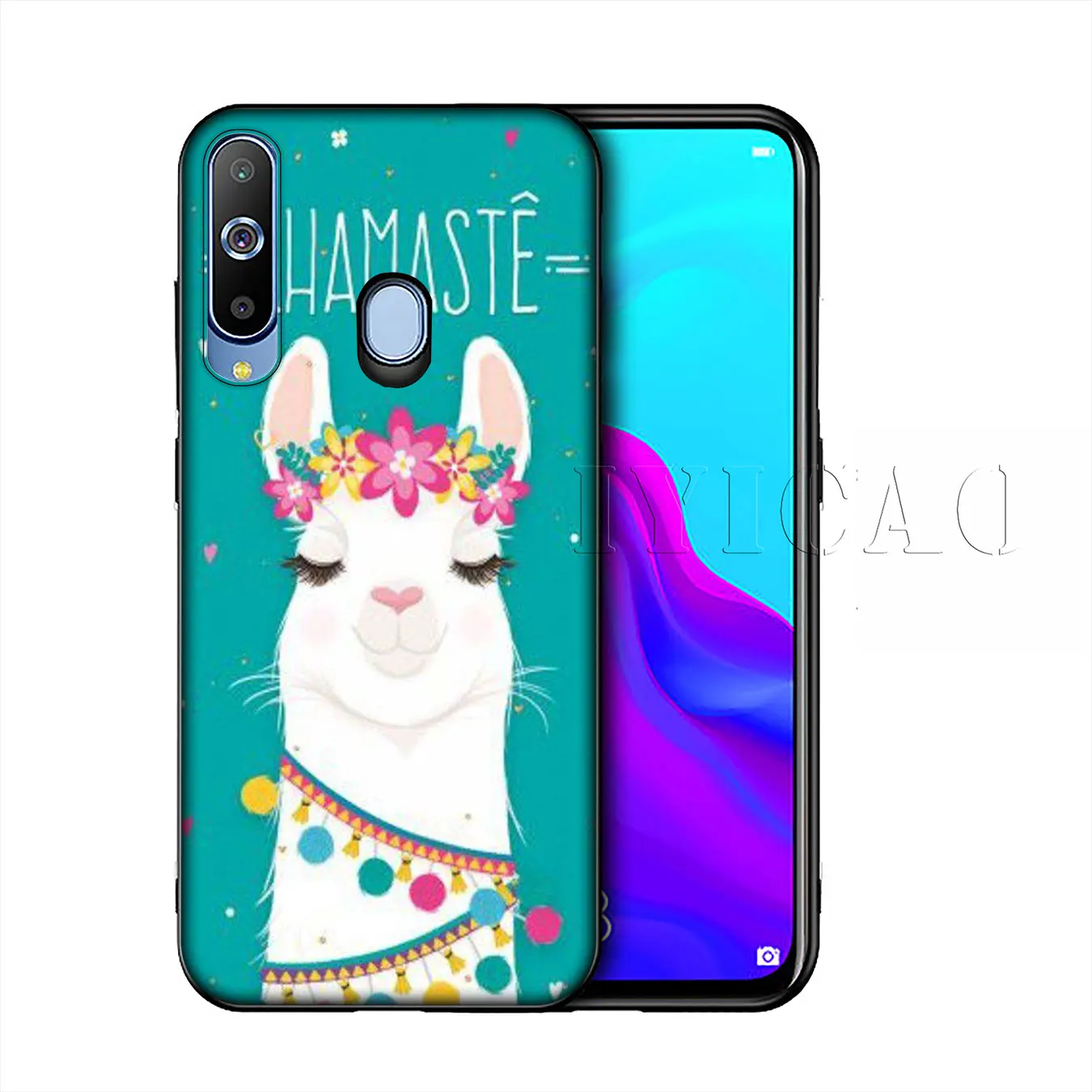 Мягкий силиконовый чехол IYICAO лама альпаки с животными для Samsung Galaxy A10 A30 A40 A50 A70 M10 M20