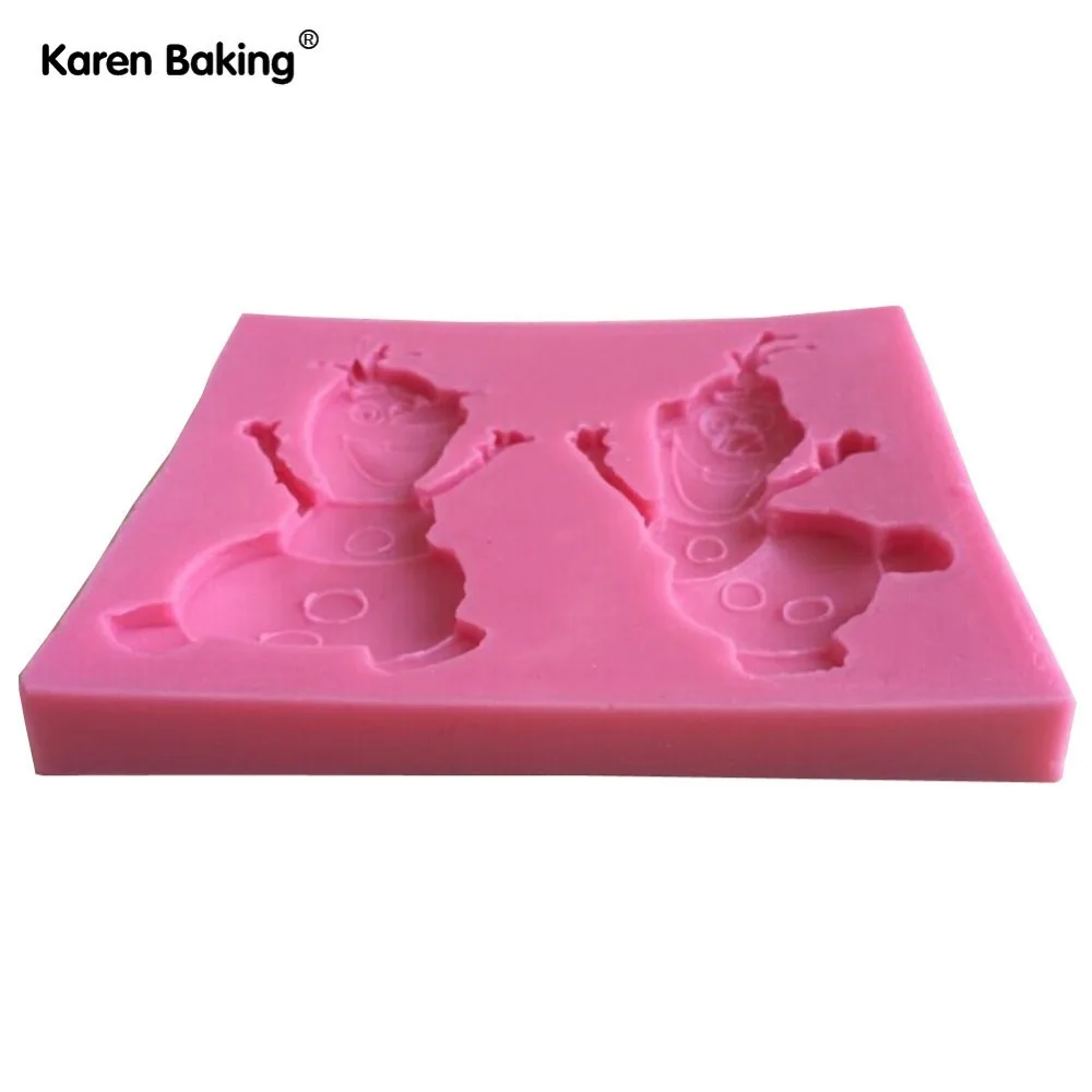 Популярная Рождественская мультяшная силиконовая форма для выпечки армейский