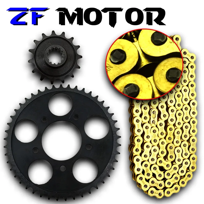 1 комплект мотоциклетных аксессуаров передняя и задняя звездочки цепь 525HV для Honda
