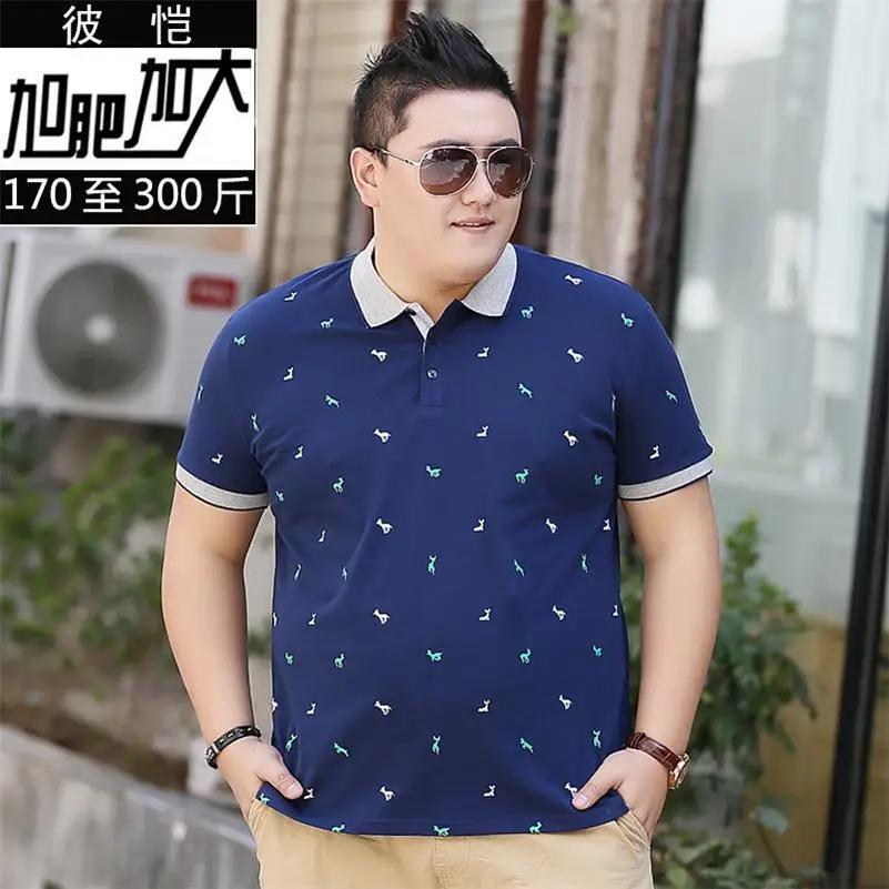 Большие размеры 10XL 8XL 6XL 5XL 4XL бренд Для мужчин поло из хлопка с принтом короткий