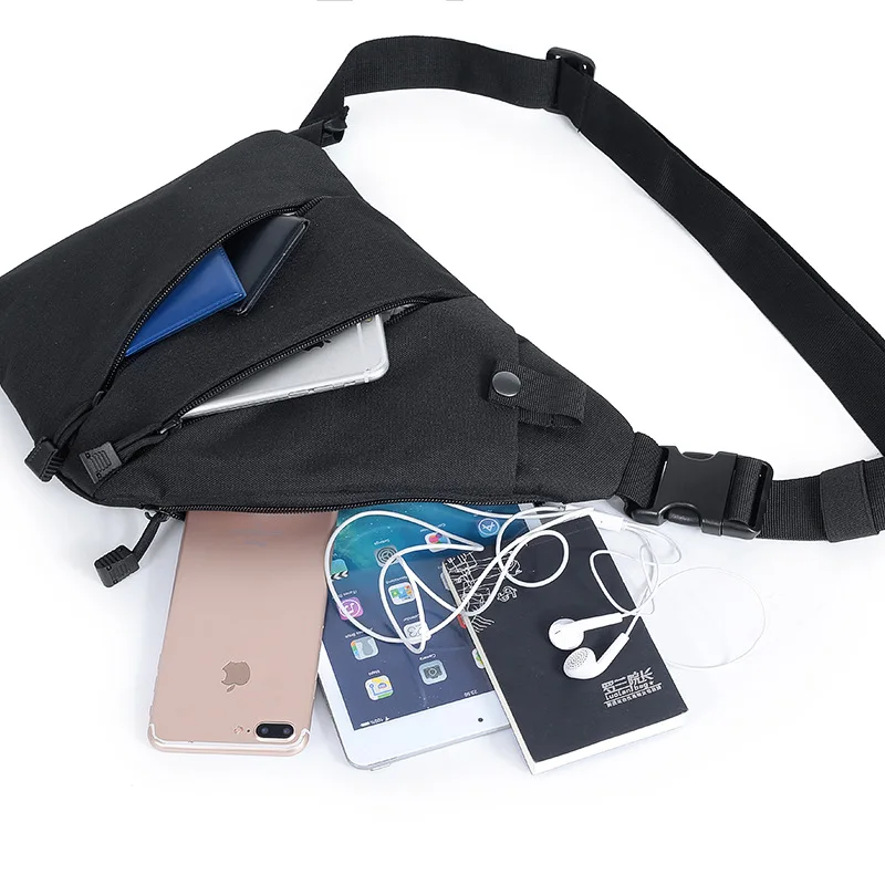 Многофункциональная тактическая сумка, плотный кошелек на одно плечо с защитой от кражи, Мужская Уличная нагрудная сумка, повседневный спо... от AliExpress WW