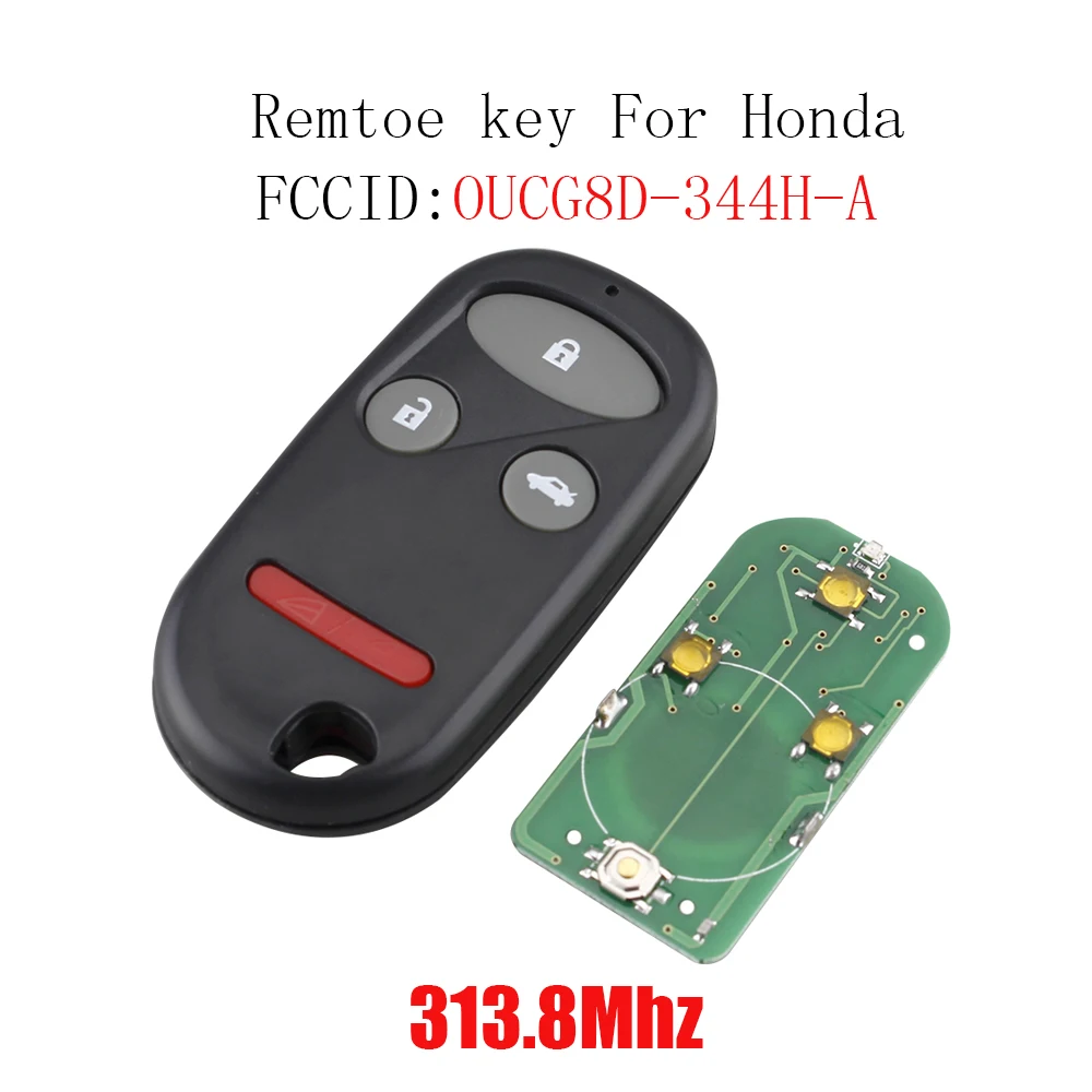 Горбин OUCG8D 344H A дистанционный Автомобильный ключ для Honda CR V CRV 2002 2003 2004