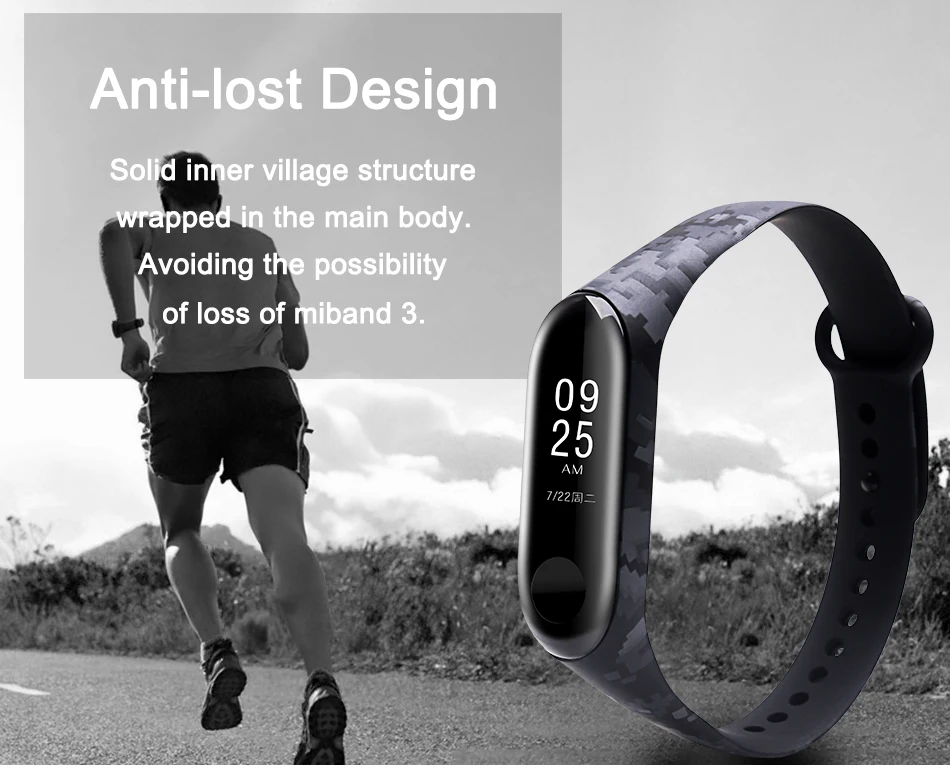 BOORUI, цветной браслет Mi Band, 3 ремешка, сменный Браслет Для Xiaomi miband 3, силиконовый браслет, correa mi3, ремень с разнообразными цветами