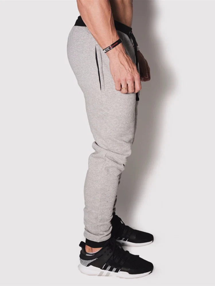 Мужские тренировочные джоггеры повседневные спортивные штаны брюки для фитнеса