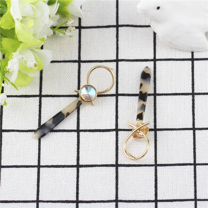 2018 новые модные летние треугольные длинные серьги с уксусной кислотой для женщин