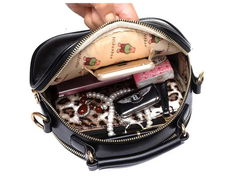 2020 сумка с принтом кота женские сумки через плечо кожаные меховым помпоном