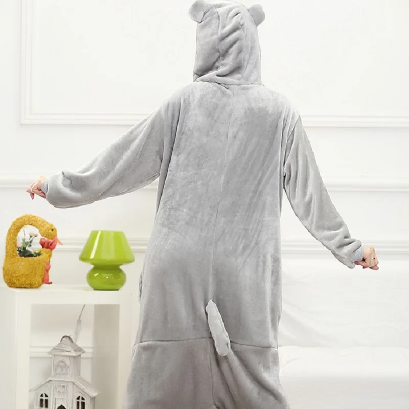 Pijama Полный Фланель Тоторо Пижамы Для Женщин Костюмы Взрослых Главная Одежда Плюс