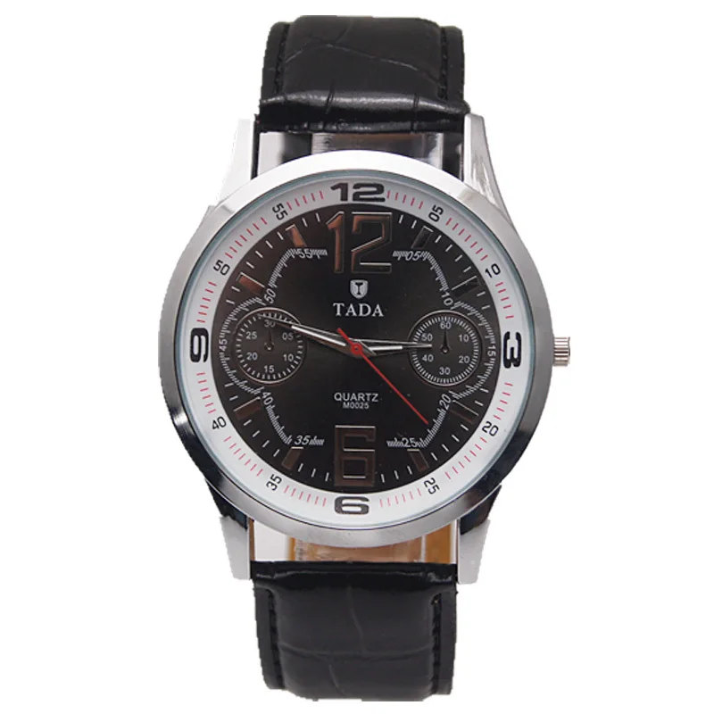 Деловой мужской кварцевый ремешок с кожаным ремешком|watch brand|watch designer brandswatch watch |