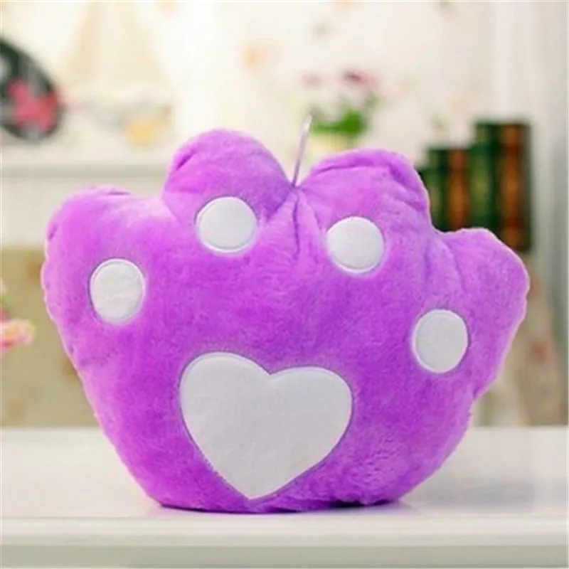 1Pcs Fashion Colorful Star Smile Face Glow LED Luminous Light Pillow Cushion Loving Heart Bear Paw Design Soft Relax Gift | Дом и сад