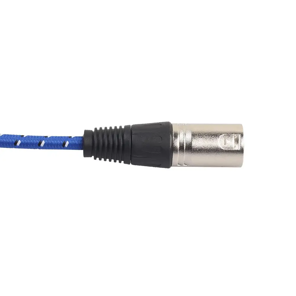 REXLIS нейлон плетеный провод 3Pin XLR аудио кабель мужчин и женщин микрофон удлинитель