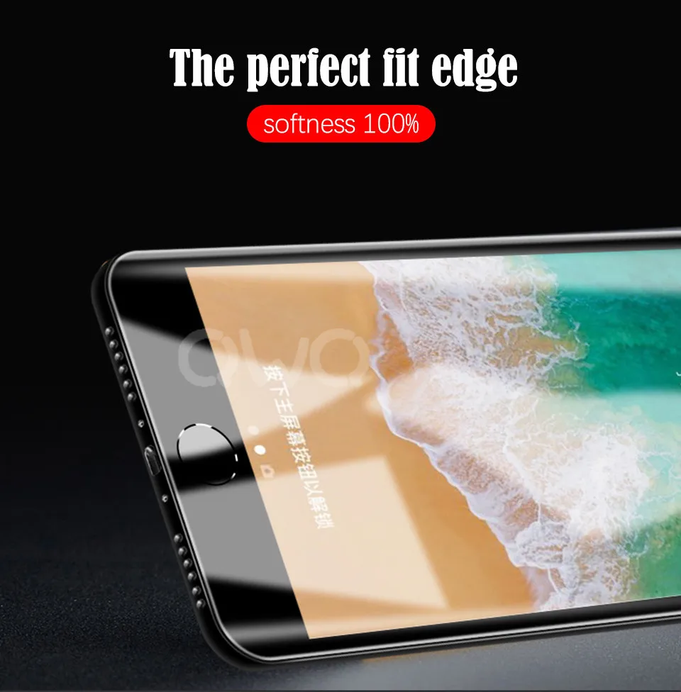 15D полное покрытие Передняя или задняя Гидрогелевая пленка для iphone X 7 8 Plus мягкая