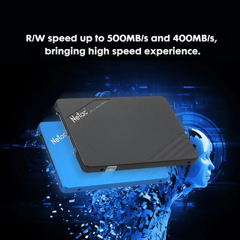Netac N500S SSD 120GB 240G 320GB 480GB внешний твердотельный накопитель hdd adapt AMD Intel sata interfac для планшетов, ноутбуков, настольных ПК
