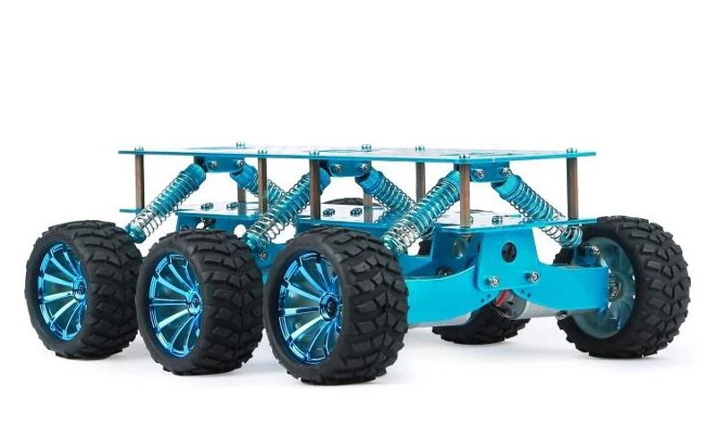 6WD спасательная платформа умный автомобиль амортизация для шасси внедорожный
