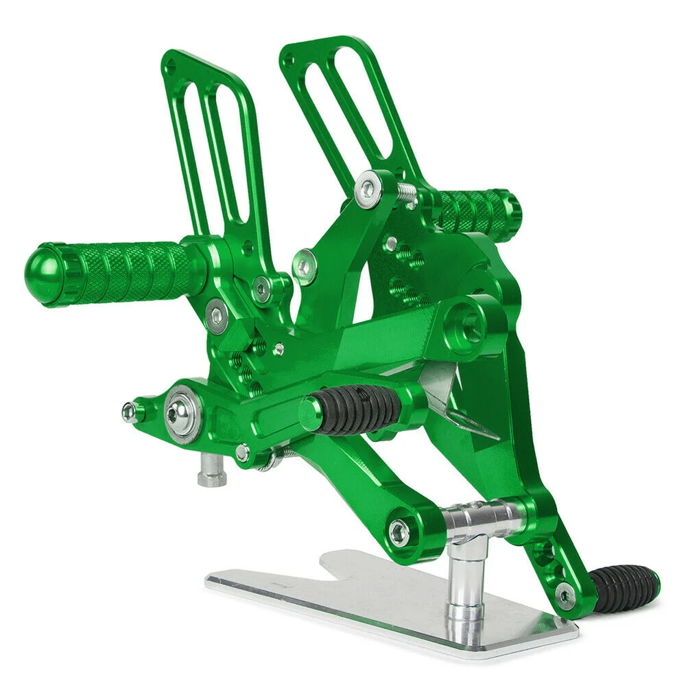 CNC регулируемые Подножки Rearset педали задние наборы колышки для Kawasaki Ninja 400 Ninja 250- аксессуары для мотоциклов