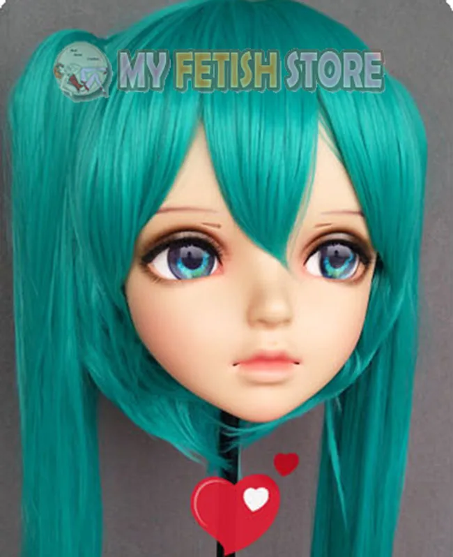 (Miao) милая девочка каучуковые полуголовы Kigurumi BJD Маска Косплей японское аниме