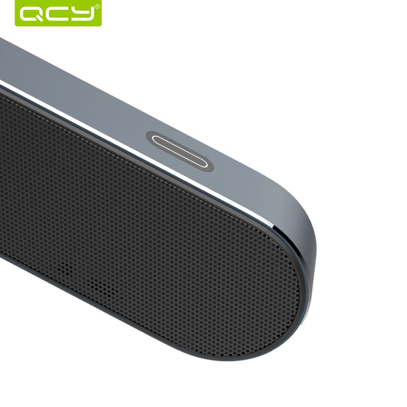 QCY металлическая колонка с Bluetooth беспроводные портативные динамики 3D стерео звук