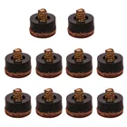 10 шт. 12 мм запасные наконечники для бильярдного кия, запасные части для кия для бильярда, запасные части для кия для снукера, спортивные развлекательные аксессуары