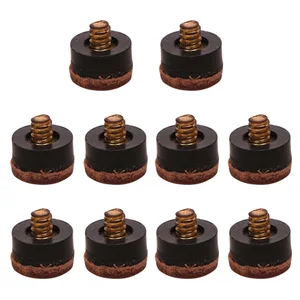 10 шт. 12 мм запасные наконечники для бильярдного кия, запасные части для кия для бильярда, запасные части для кия для снукера, спортивные развлекательные аксессуары