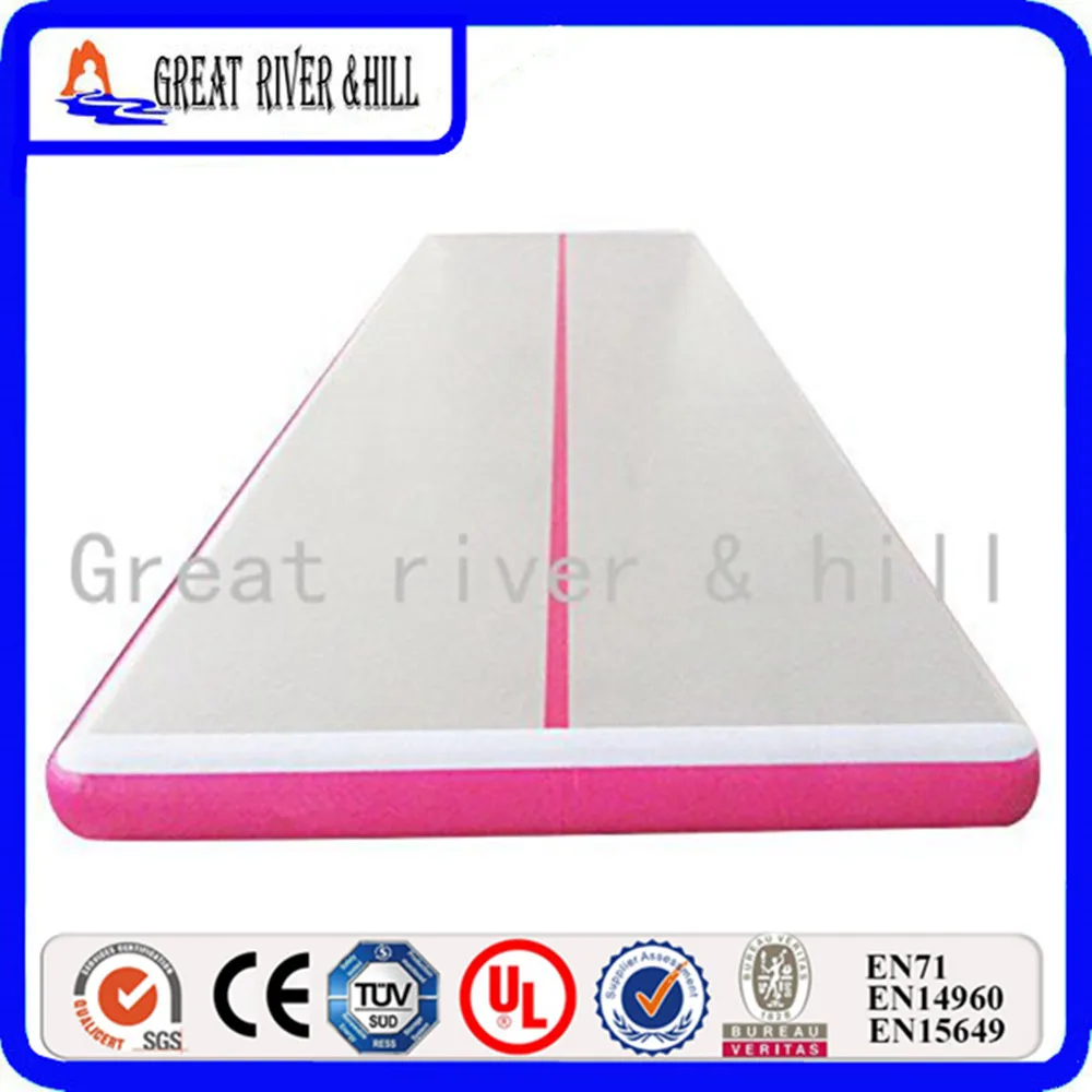 Надувной воздушный коврик для гимнастики надувной трек спортзала прыгающий 10 м x